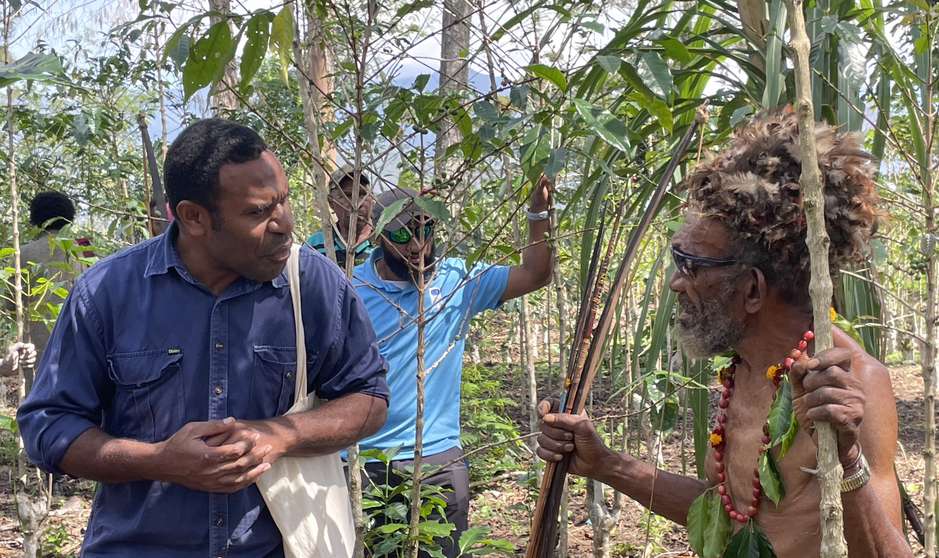 Coffee farmers in PNG